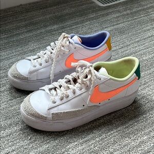 Nike platform blazers